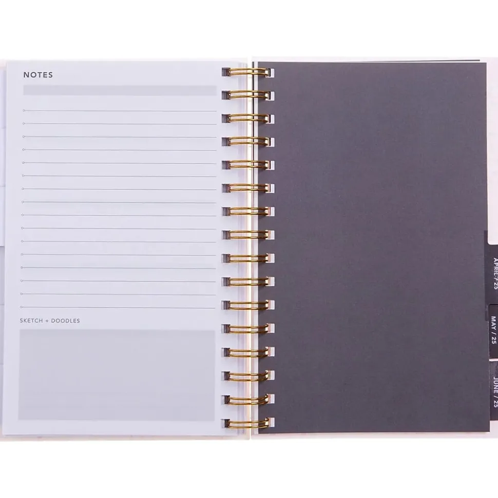 2024 -2025 Gartner Studios Dots 5.63" x 8.27" Academic Weekly & Monthly Planner, Plastic Cover, Multicolor (109411)