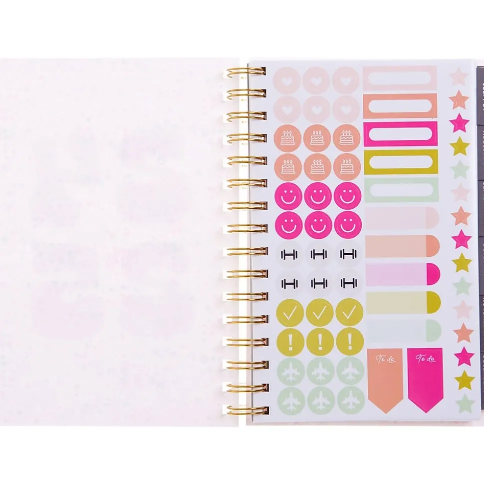 2024 -2025 Gartner Studios Dots 5.63" x 8.27" Academic Weekly & Monthly Planner, Plastic Cover, Multicolor (109411)