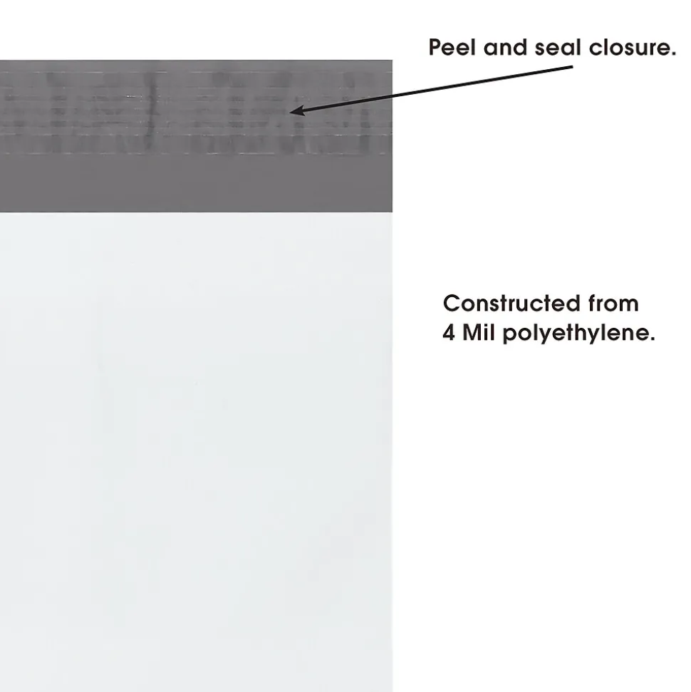 8 1/2" x 39" - Long Poly Mailer, 100/Case