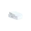 12 1/8" x 9 1/4" x 3", Corrugated Carrying Cases, White, 10/Bundle (MCC1)