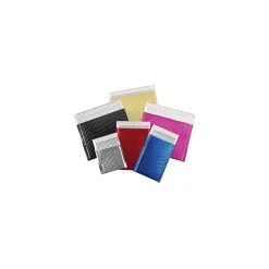 13 3/4" x 11" Black Glamour Bubble Mailer, 48/Case (GBM1311BK)
