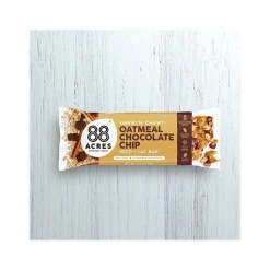 88 Acres Warm 'N' Chewy Gluten-Free Oatmeal/Chocolate Chip Seed and Oat Bar, 1.6 oz., 9 Bars/Box (315111)