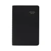 2024-2025 AT-A-GLANCE 5" x 8" Academic Daily Planner, Faux Leather Cover, Black (70-807-05-25)