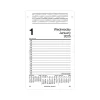 2025 AT-A-GLANCE 8" x 5" Daily Desk Pad Calendar Refill, White/Black (E458-50-25)