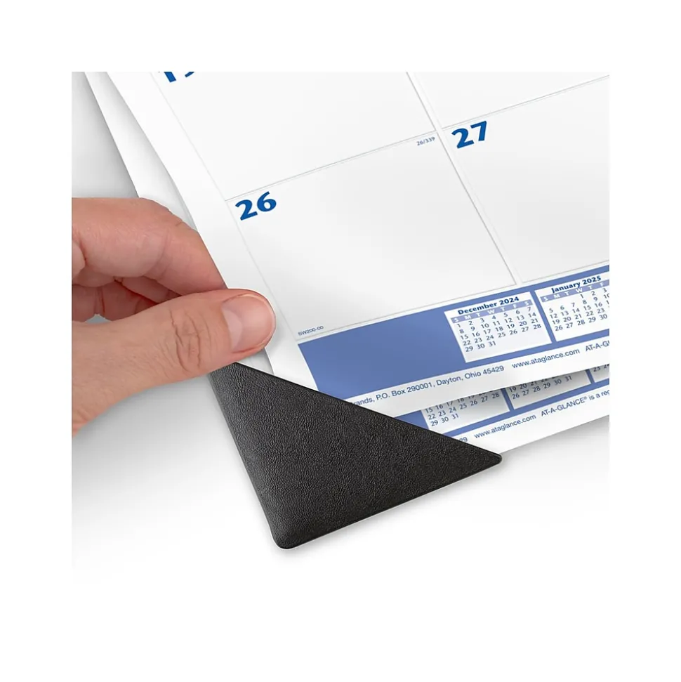 2025 AT-A-GLANCE 21.75" x 17" Monthly Desk Pad Calendar, White/Blue (SW200-00-25)