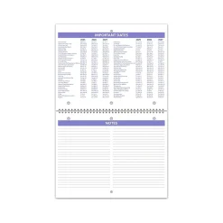 2025 AT-A-GLANCE 11" x 8.5" Monthly Wall Calendar, White/Purple (PM170-28-25)