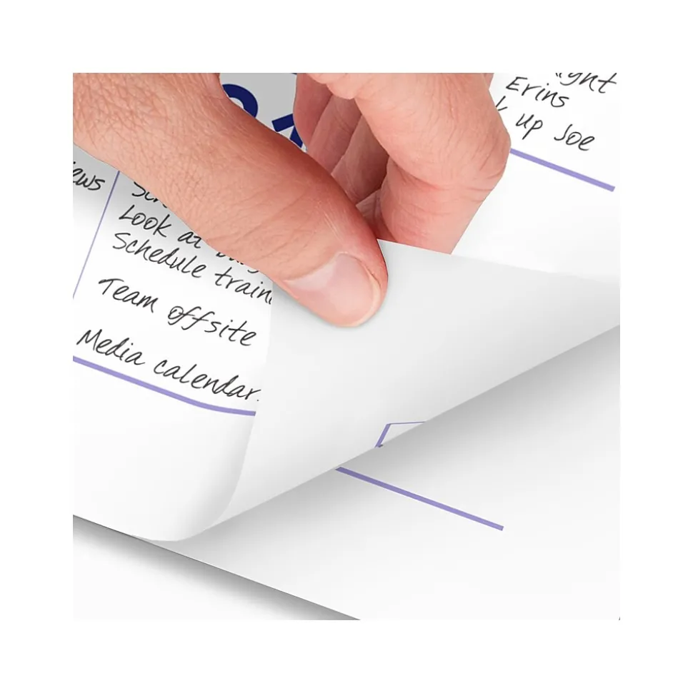 2025 AT-A-GLANCE 6.5" x 7.5" Monthly Wall Calendar, White/Purple (PM5-28-25)