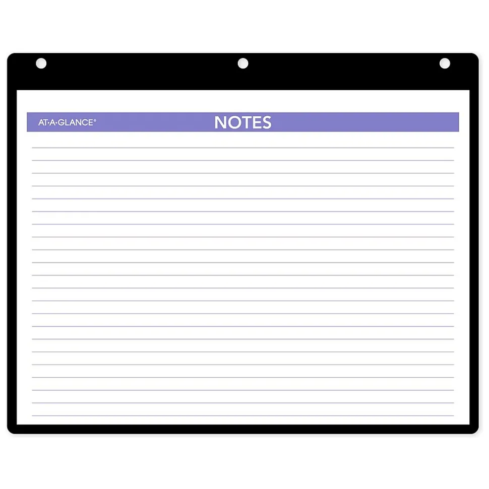 2025 AT-A-GLANCE 11" x 8" Monthly Wet-Erase Desk or Wall Calendar with Jacket, Multicolor (SK8-00-25)