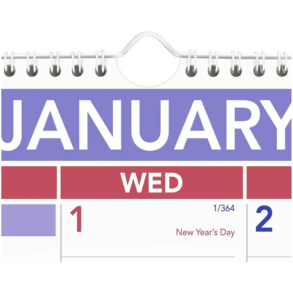 2025 AT-A-GLANCE 22" x 29" Two-Month Wall Calendar, White/Purple (PM9-28-25)