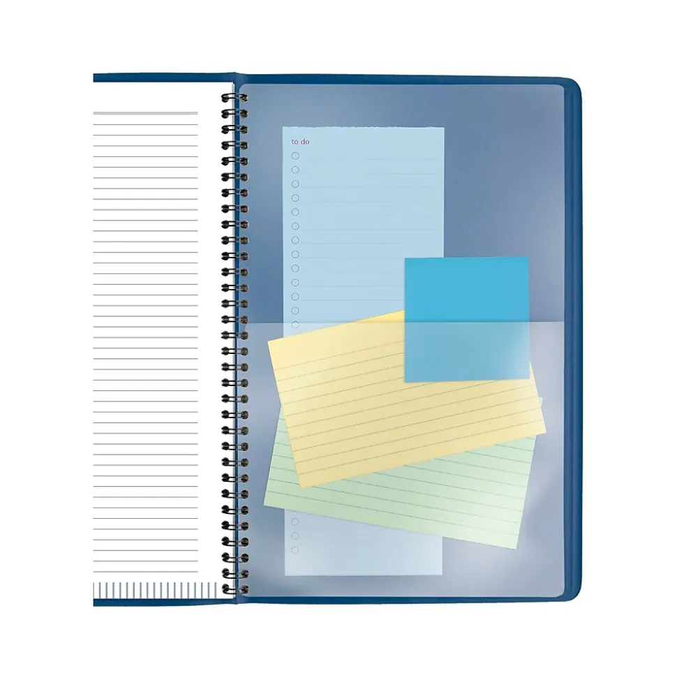 2025 AT-A-GLANCE 5" x 8" Weekly Appointment Book, Faux Leather Cover, Blue (70-108-20-25)