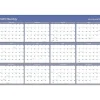 2025 AT-A-GLANCE 48" x 32" Yearly Dry Erase Wall Calendar, Reversible, White/Blue (A1152-25)