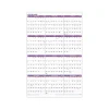 2025 AT-A-GLANCE 24" x 36" Yearly Wall Calendar, White/Purple (PM12-28-25)
