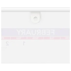 2025 AT-A-GLANCE 24" x 36" Yearly Wall Calendar, White/Purple (PM12-28-25)