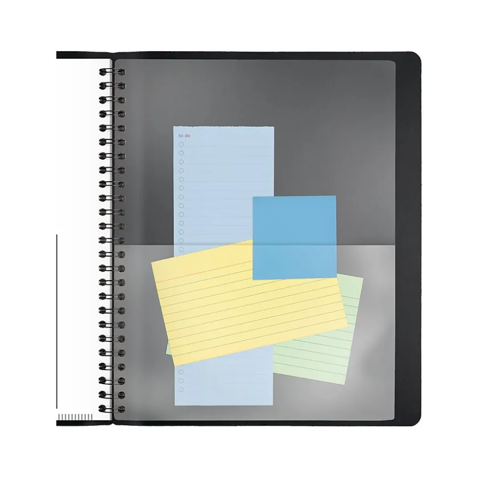 2025 AT-A-GLANCE Contemporary 7" x 8.75" Weekly & Monthly Planner, Faux Leather Cover, Black (70-545X-05-25)