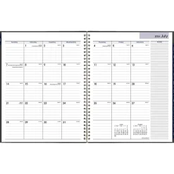2024-2025 AT-A-GLANCE DayMinder 8.5" x 11" Academic Monthly Planner, Poly Cover, Charcoal (AYC470-45-25)