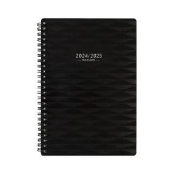 2024-2025 AT-A-GLANCE Elevation 5.5" x 8.5" Academic Weekly & Monthly Planner, Poly Cover, Black (75-101P-05-25)