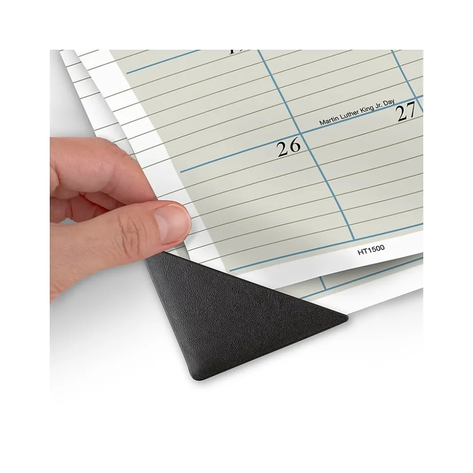 2025 AT-A-GLANCE Executive 21.75" x 17" Monthly Desk Pad Calendar, Green/White (HT1500-25)