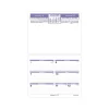 2025 AT-A-GLANCE Flip-A-Week 7" x 5.5" Weekly Desk Calendar Refill, White/Blue (SW705X-50-25)
