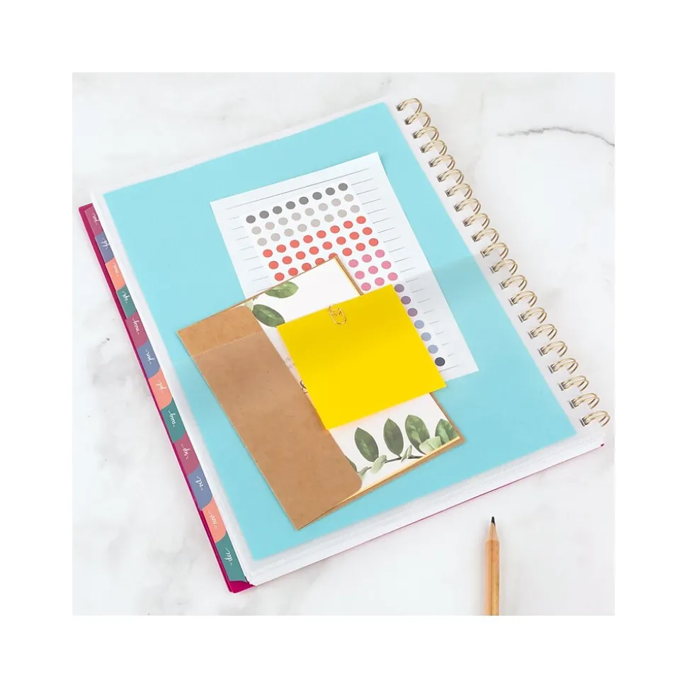 2025 AT-A-GLANCE Harmony 8.5" x 11" Weekly & Monthly Planner, Poly Cover, Beetroot (1099-905-56-25)