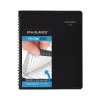 2025 AT-A-GLANCE 24-Hour 7" x 8.75" Daily Appointment Book Planner, Faux Leather Cover, Black (70-824-05-25)