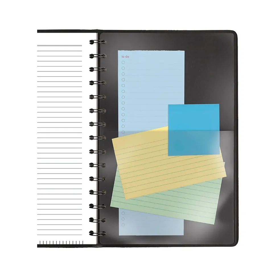 2025 AT-A-GLANCE 24-Hour 5" x 8" Daily Appointment Book Planner, Faux Leather Cover, Black (70-203-05-25)