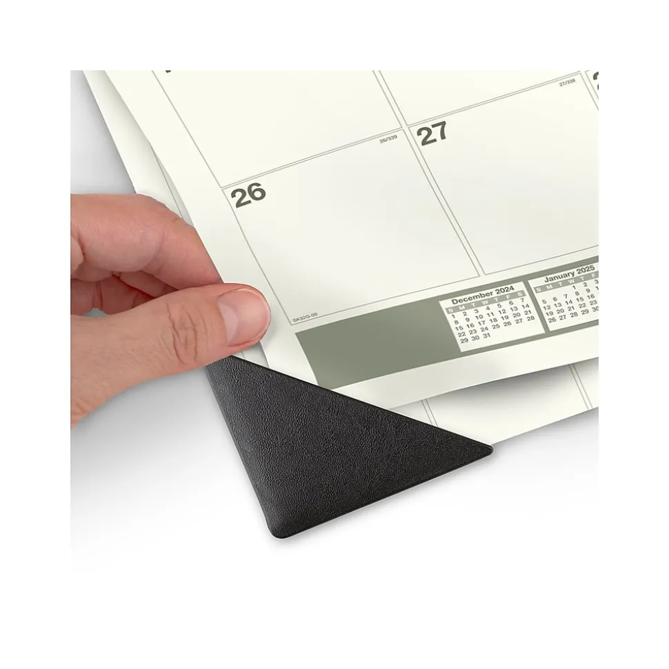 2025 AT-A-GLANCE Recycled 21.75" x 17" Monthly Desk Calendar, Green/Black (SK32G-00-25)