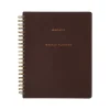 2024-2025 AT-A-GLANCE Signature 8.5" x 11" Academic Weekly & Monthly Planner, Faux Leather Cover, Distressed Brown