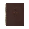 2025 AT-A-GLANCE Signature Collection 8.5" x 11" Weekly & Monthly Planner, Faux Leather Cover, Brown (YP905-09-25)