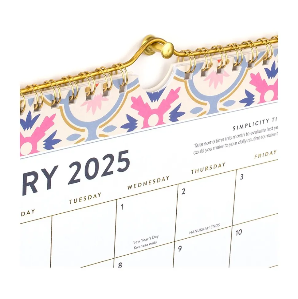 2025 AT-A-GLANCE Simplified by Emily Ley Tile 11" x 8.5" Monthly Wall Calendar (EL35-709-25)