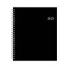 2025 Blue Sky 7" x 9" Monthly Planner, Plastic Cover, Black (150855)