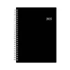 2025 Blue Sky 5.88" x 8.63" Weekly & Monthly Planner, Plastic Cover, Black (148403)