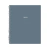 2025 Blue Sky 8.5" x 11" Weekly & Monthly Planner, Plastic Cover, Steel Blue (148317)