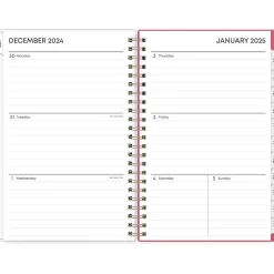 2025 Blue Sky Amalia 5" x 8" Weekly & Monthly Planner, Plastic Cover, Multicolor (148768-25)