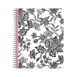 2025 Blue Sky Analeis 8" x 10" Monthly Planner, Plastic Cover, White/Black (100004-25)