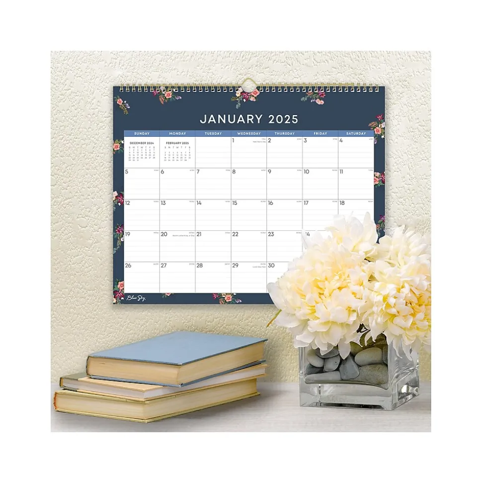 2025 Blue Sky Ashlyn 15" x 12" Monthly Wall Calendar (148617-25)