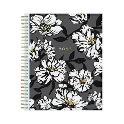 2025 Blue Sky Baccara Dark 8" x 10" Monthly Planner, Plastic Cover, Multicolor (110216-25)