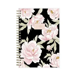 2024-2025 Blue Sky Belinda Selene Lucy 5" x 8" Academic Weekly & Monthly Planner, Plastic Cover, Black/Pink (149819)