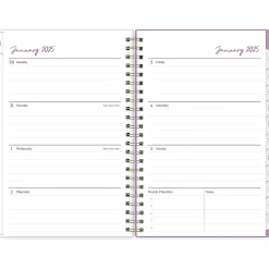 2025 Blue Sky Britt Mills Citrus Sunrise 5" x 8" Weekly & Monthly Planner, Plastic Cover, Multicolor (152472)