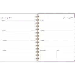2025 Blue Sky Britt Mills Ella Bloom 8.5" x 11" Weekly & Monthly Planner, Plastic Cover, Multicolor (148037)