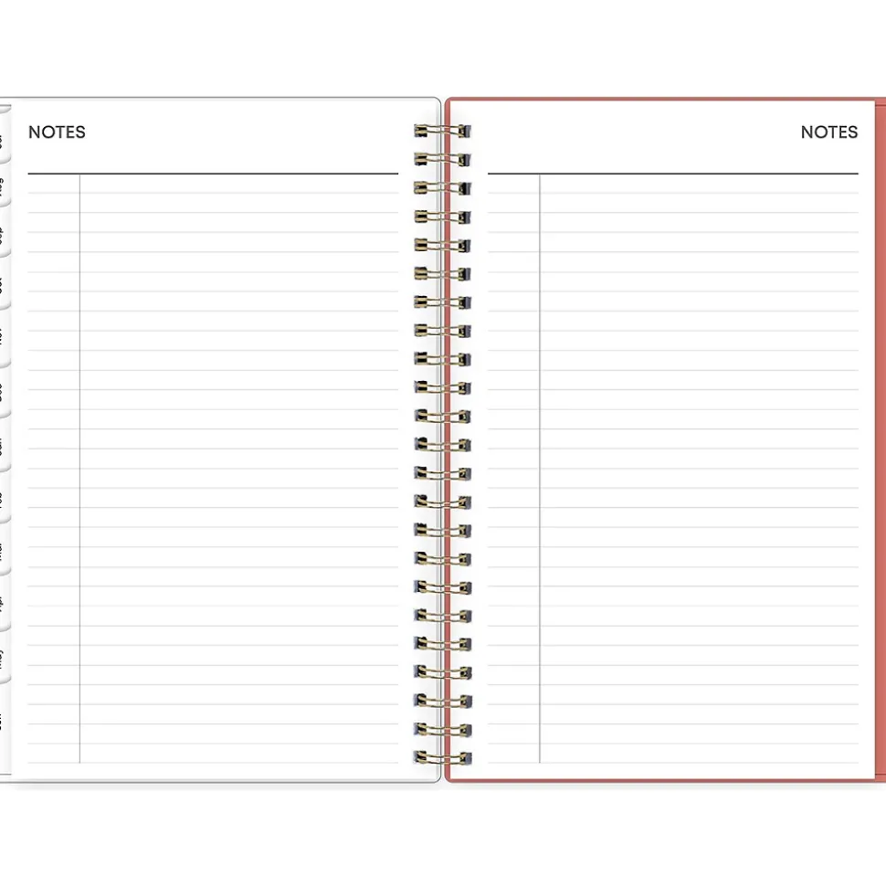 2024-2025 Blue Sky Cali Pink 5" x 8" Academic Weekly & Monthly Planner, Plastic Cover, Pink/White (130621-A25)