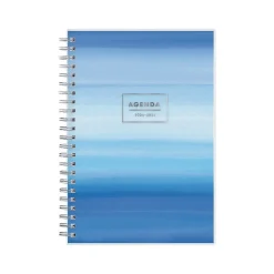 2024-2025 Blue Sky Chanson 5" x 8" Academic Weekly & Monthly Planner, Plastic Cover, Blue (128694-A25)