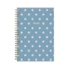 2025 Blue Sky Cocolie 5" x 8" Weekly & Monthly Planner, Plastic Cover, Blue/White (152244)
