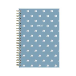 2025 Blue Sky Cocolie 5" x 8" Weekly & Monthly Planner, Plastic Cover, Blue/White (152244)