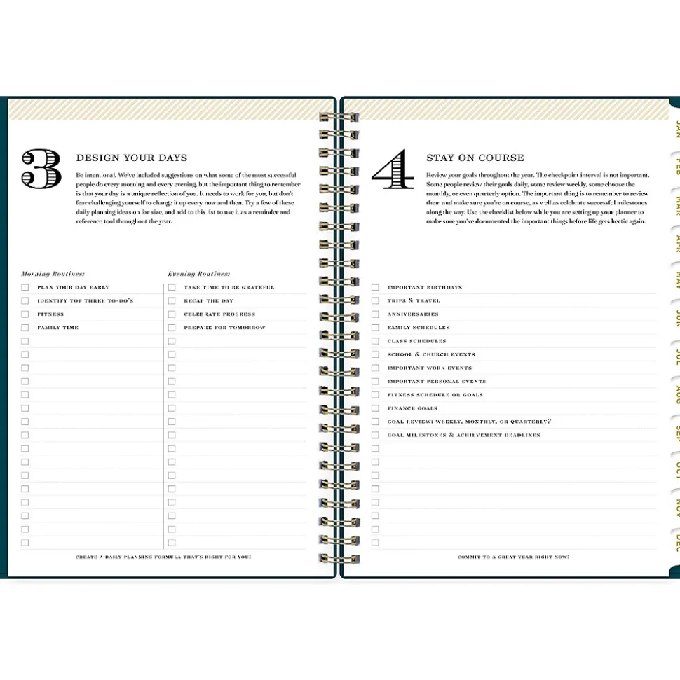 2025 Blue Sky Day Designer 5.88" x 8.63" Weekly & Monthly Planner, Plastic Cover, Peacock Blue (152221)