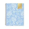 2024-2025 Blue Sky Day Designer Annabel 8.5" x 11" Academic Weekly & Monthly Planner, Plastic Cover, Blue/White (144867)
