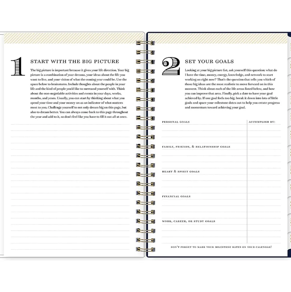 2025 Blue Sky Day Designer Meadow 5" x 8" Weekly & Monthly Planner, Plastic Cover, Multicolor (147224-25)