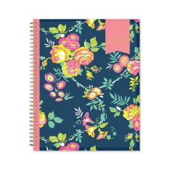 2025 Blue Sky Day Designer Peyton Navy 8.5" x 11" Weekly & Monthly Planner, Plastic Cover, Multicolor (103617-25)