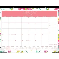 2025 Blue Sky Day Designer Peyton White 22" x 17" Monthly Desk Pad Calendar (103631-25)
