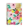 2024-2025 Blue Sky Day Designer Secret Garden Mint 5" x 8" Academic Weekly & Monthly Planner, Plastic Cover, Multicolor