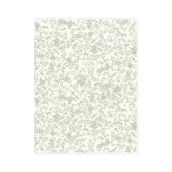 2025 Blue Sky Effine 8.5" x 11" Monthly Planner, Plastic Cover, Green (147940)